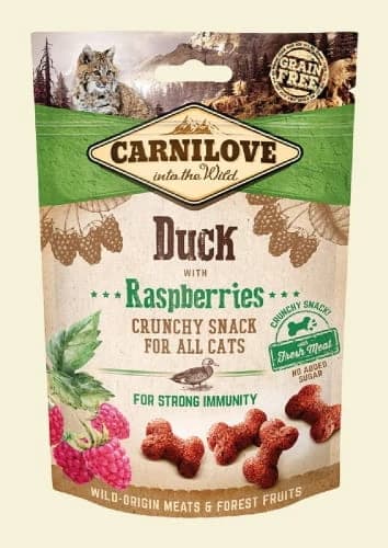 Carnilove Crunchy Snack Duck & Raspberries With Fresh Meat 50g