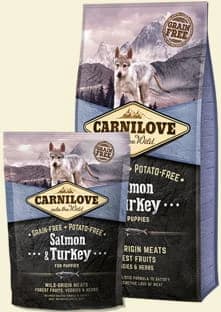 Carnilove Salmon & Turkey For Puppies 4kg