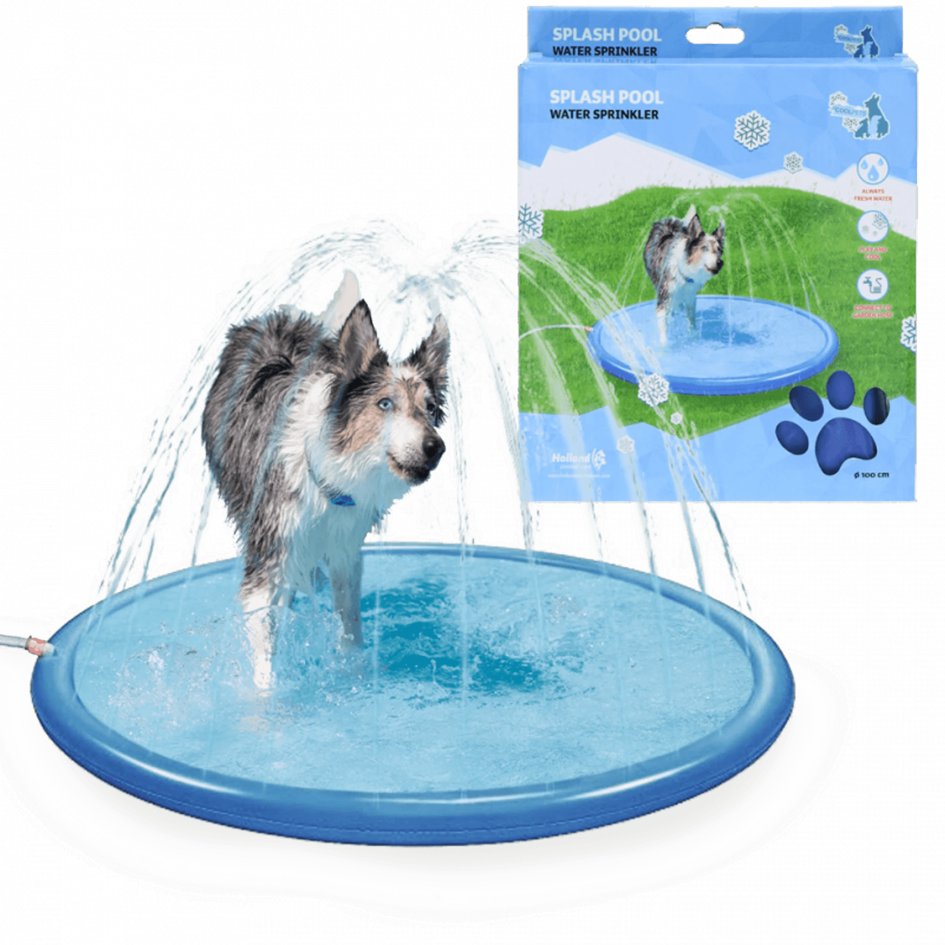 CoolPets SPLASH Basen dla psów ze spryskiwaczami