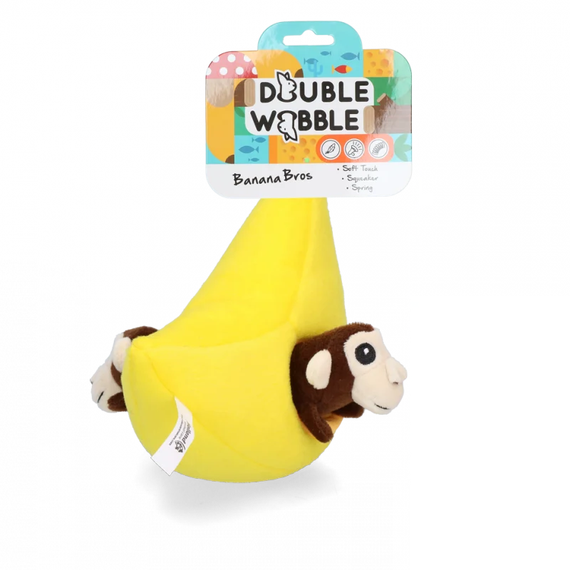 DOUBLE WOBBLE Banana Bros Wyskakujące MAŁPKI