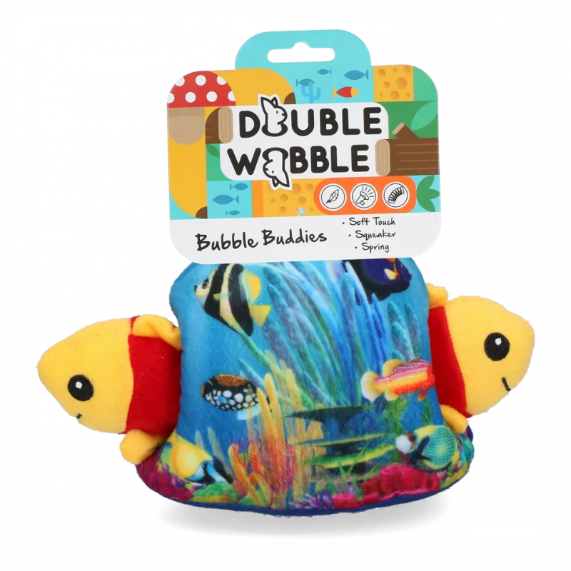 DOUBLE WOBBLE Bubble Buddies Wyskakujące RYBKI