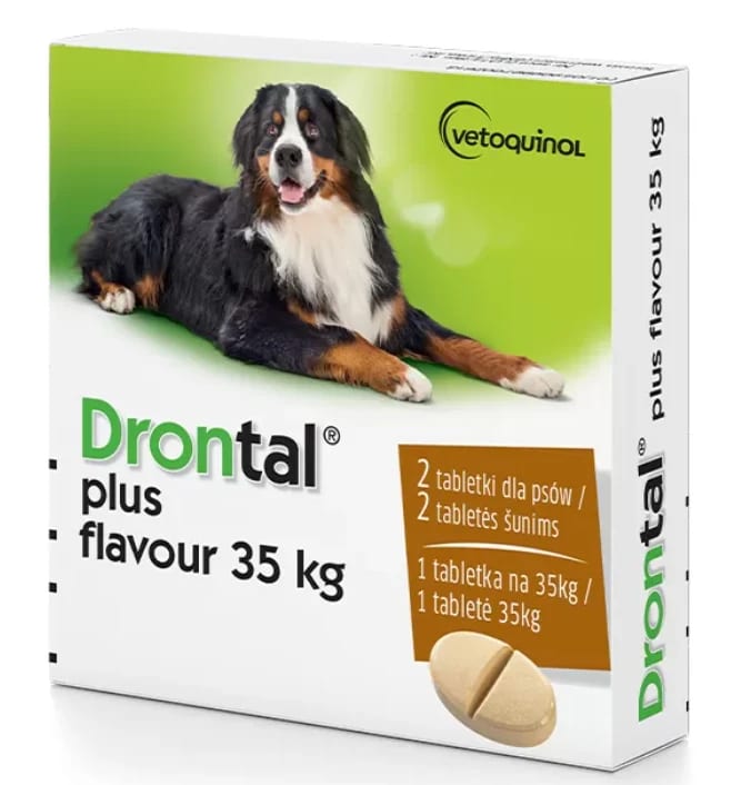 DRONTAL Plus Flavour 35kg- 2 tabletki