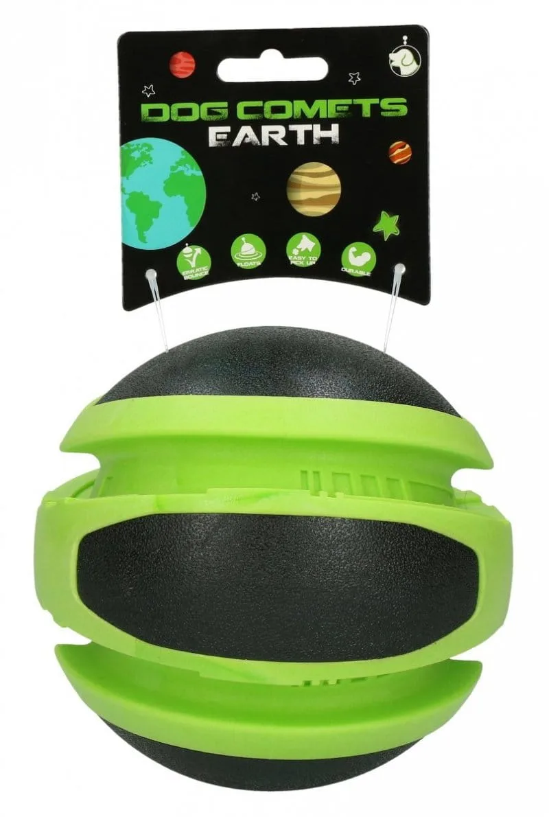 Dog Comets EARTH GREEN piłka 14 cm