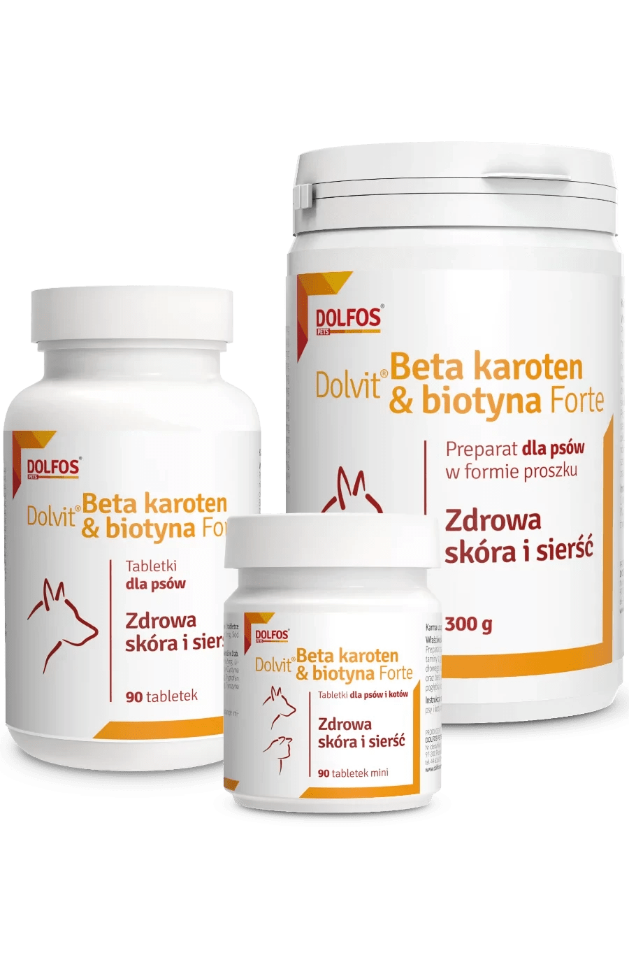 DOLFOS Dolvit Beta karoten & biotyna Forte 90 tab mini