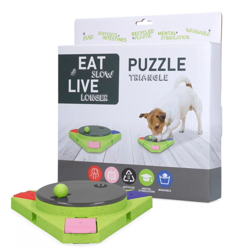 Eat Slow Live Longer PUZZLE TRIANGLE