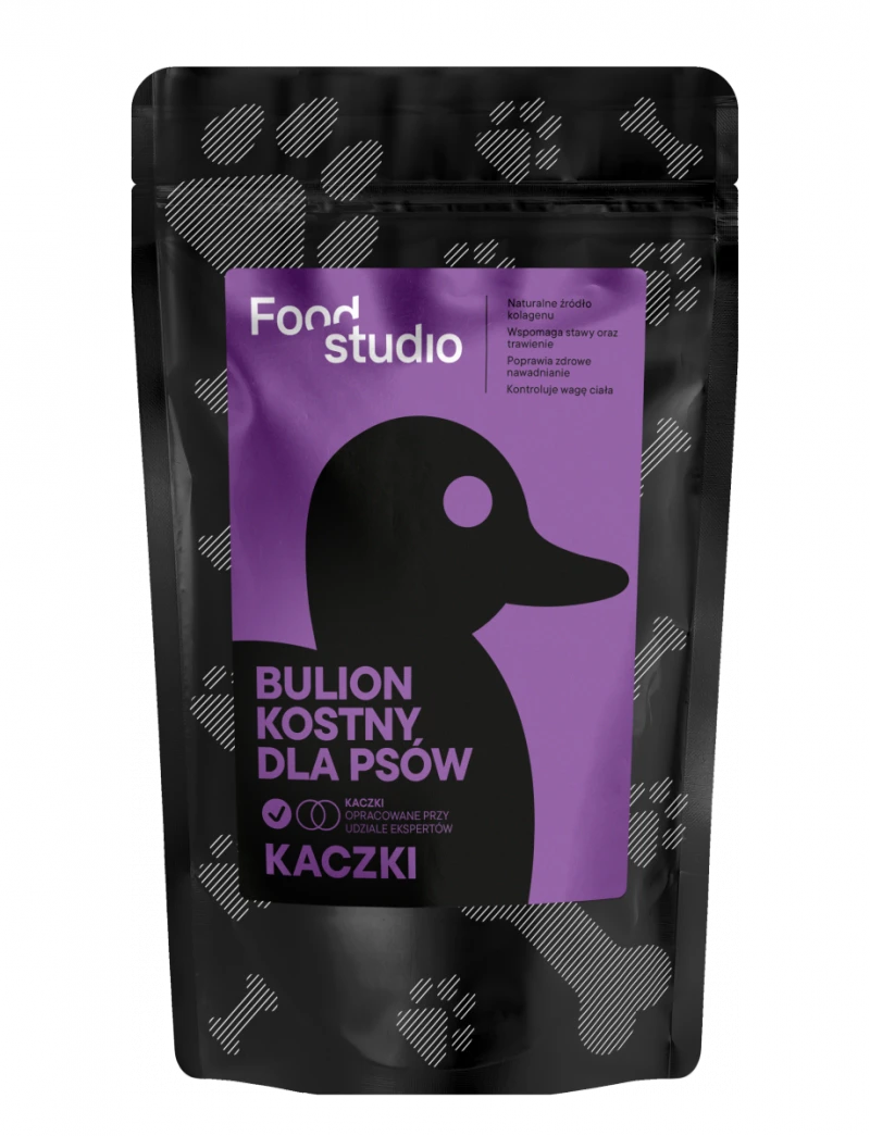 Food Studio Chefs BULION KOSTNY dla psów KACZKA 230ml