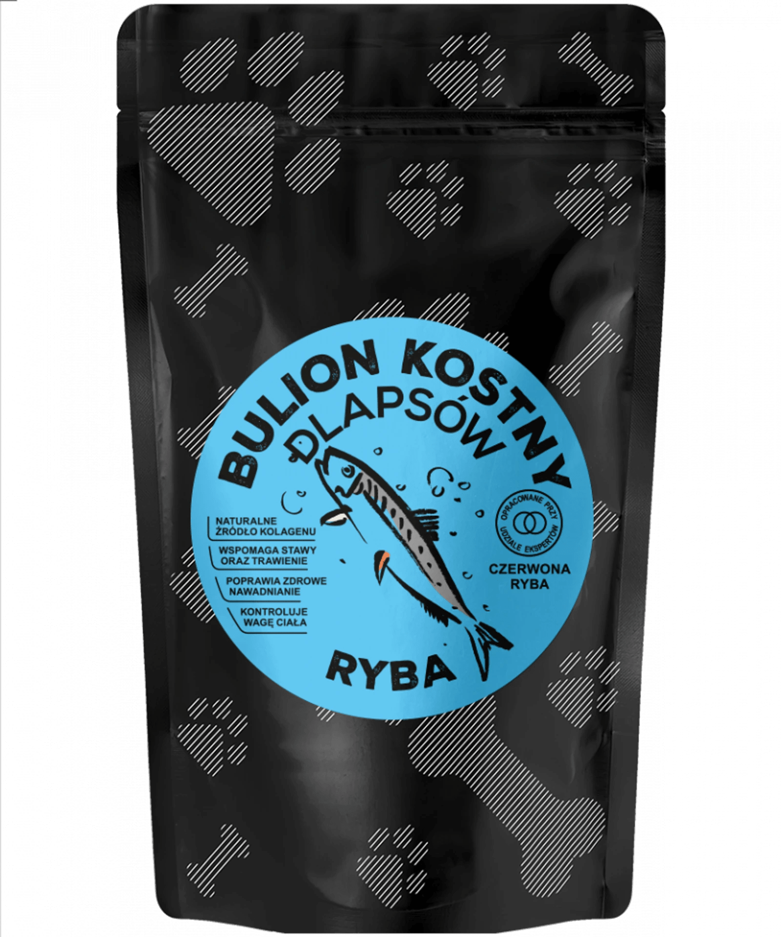 Food Studio Chefs BULION KOSTNY dla psów RYBA 230ml