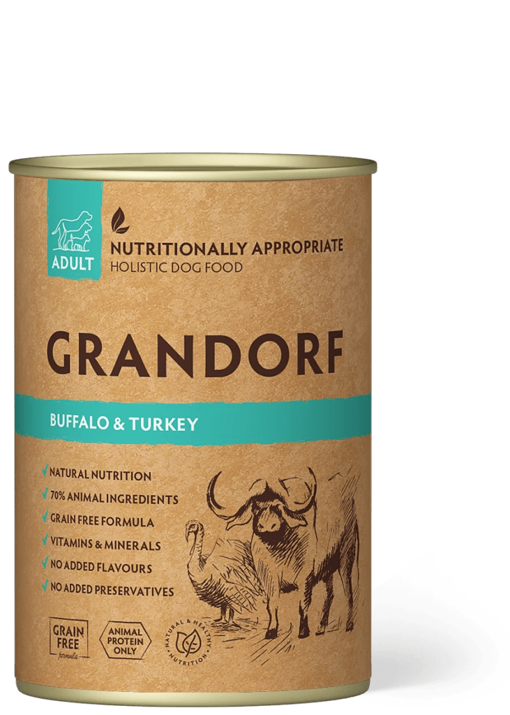 PAKIET 6x  GRANDORF Buffalo & Turkey  - Adult  400g