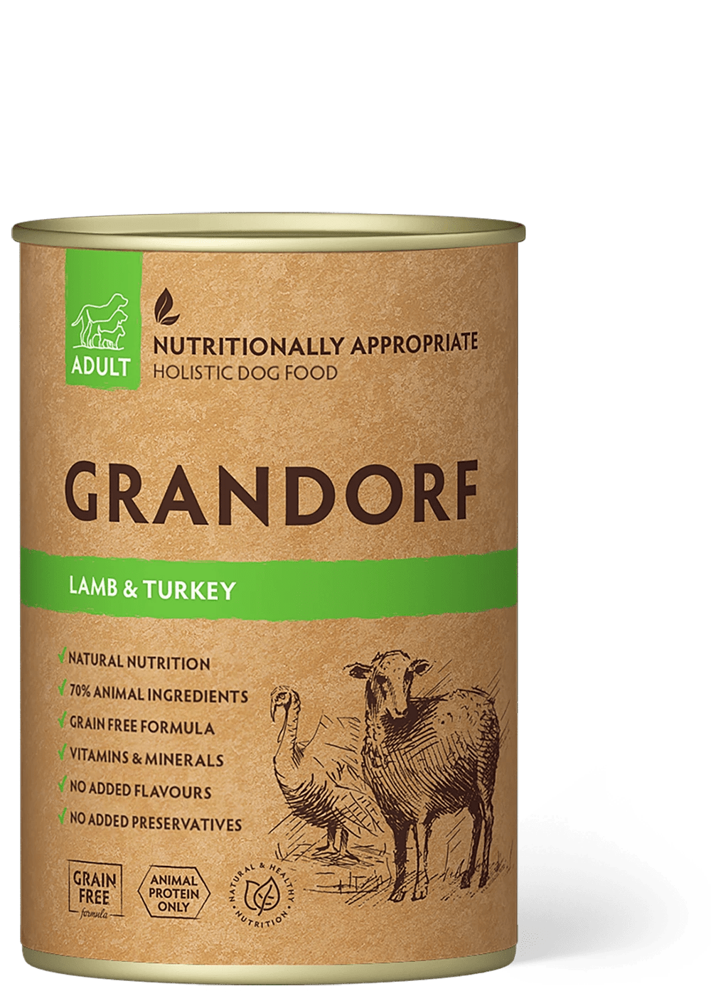 GRANDORF Lamb & Turkey - Adult 400g