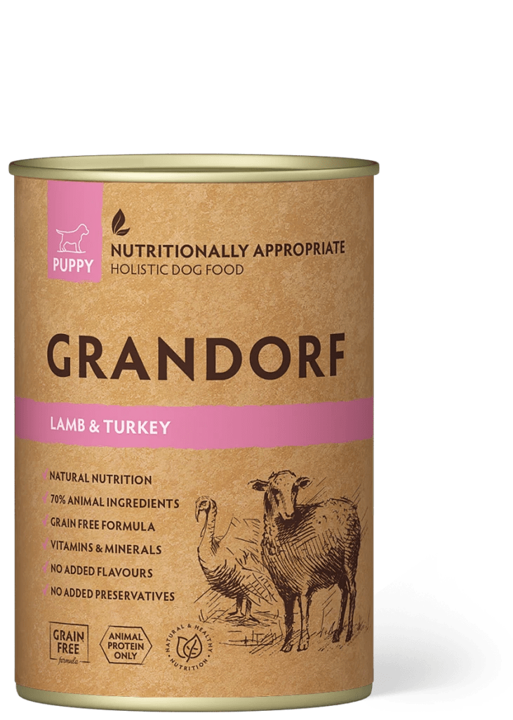 PAKIET 6 x GRANDORF Lamb & Turkey – Puppy 400g