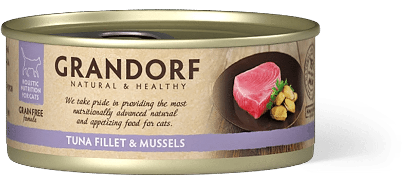 GRANDORF  Tuna Fillet & Mussels 70g