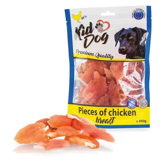 KIDDOG kawałki piersi z kurczaka 250 g