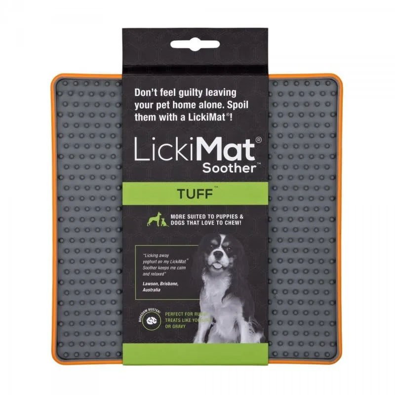 LickiMat® Tuff™ Soother™ pomarańczowa