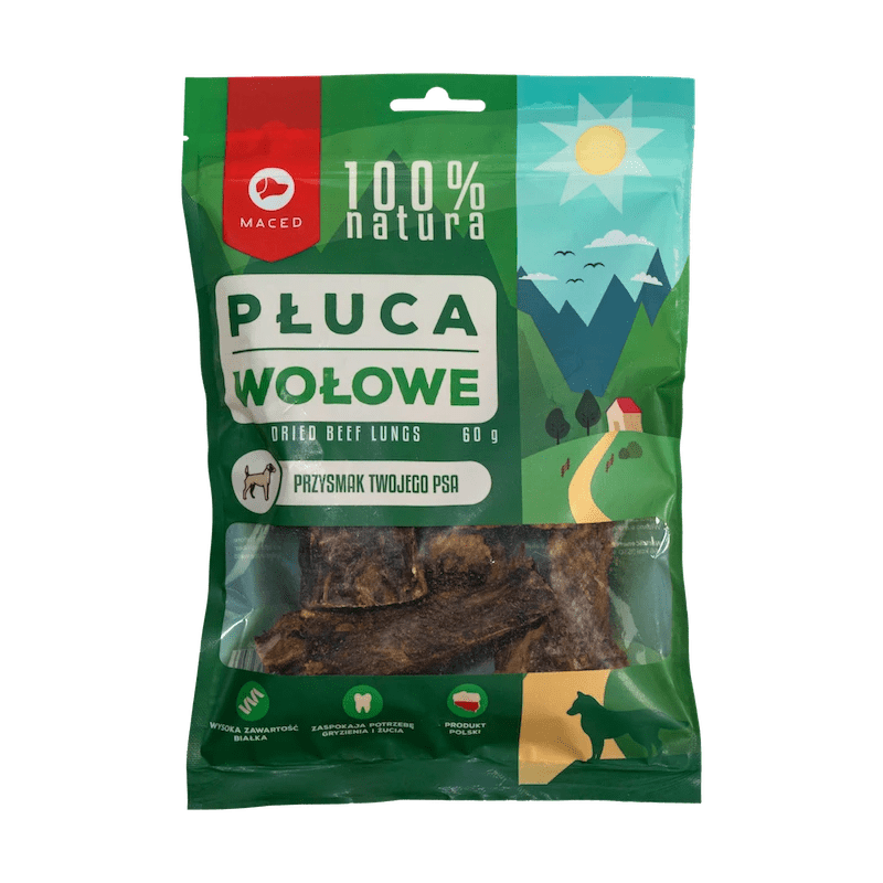 MACED 100% NATURA PŁUCA WOŁOWE 60 g