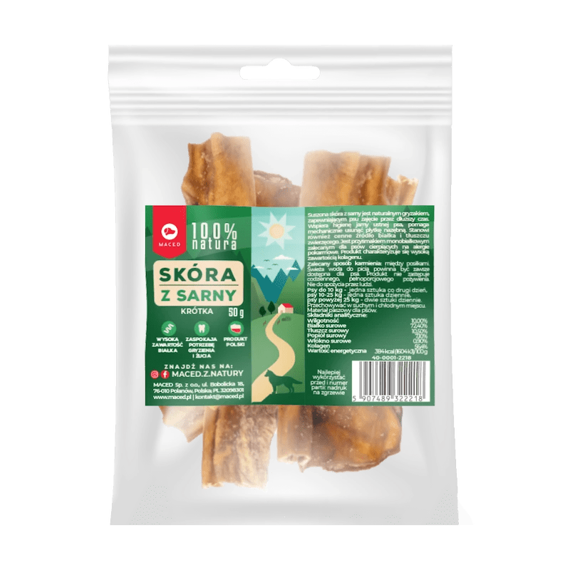 MACED 100% NATURA SKÓRA SARNA KRÓTKA 50 g