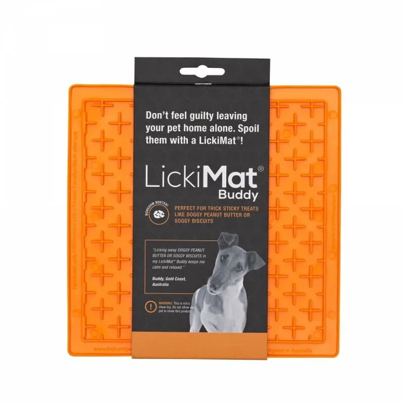 Mata LickiMat® Classic Buddy™ pomarańczowa