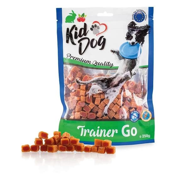 Mini kostka KIDDOG TRAINER GO z królikiem i żurawiną 250 g