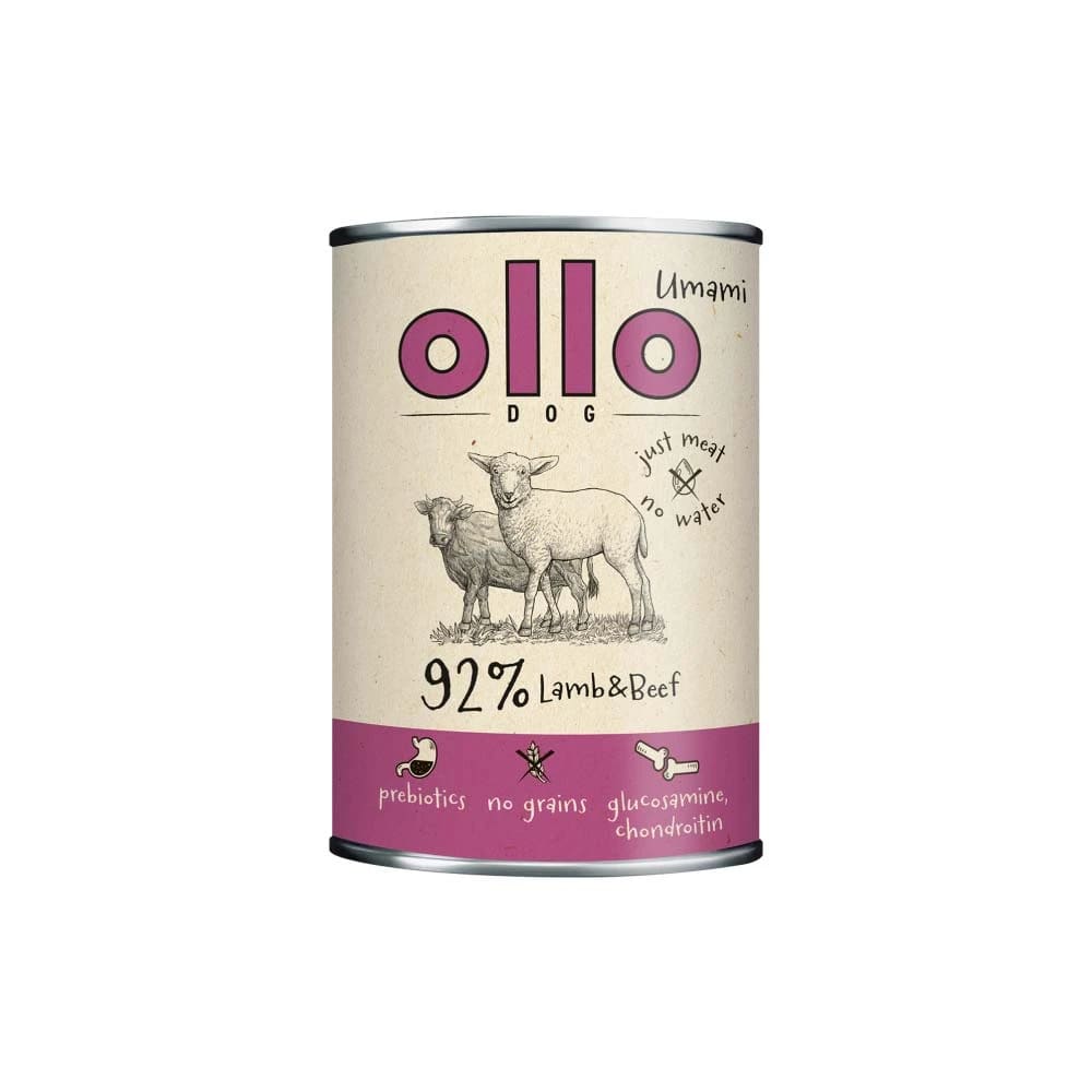 Ollo Umami Jagnięcina i Wołowina karma mokra dla psa 400g