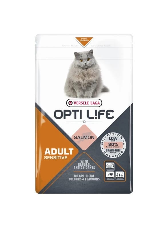 Opti Life Cat Sensitive 1kg + 1kg GRATIS!!!!- karma dla wrażliwych, dorosłych kotów