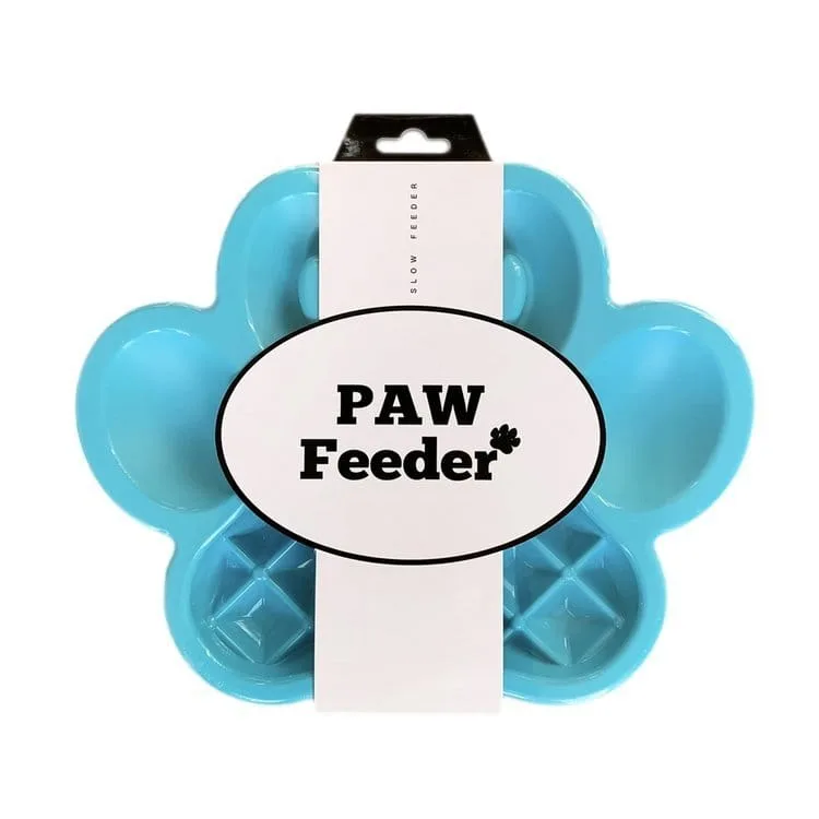 Pet Dream House PAW SLOW FEEDER kolor niebieski