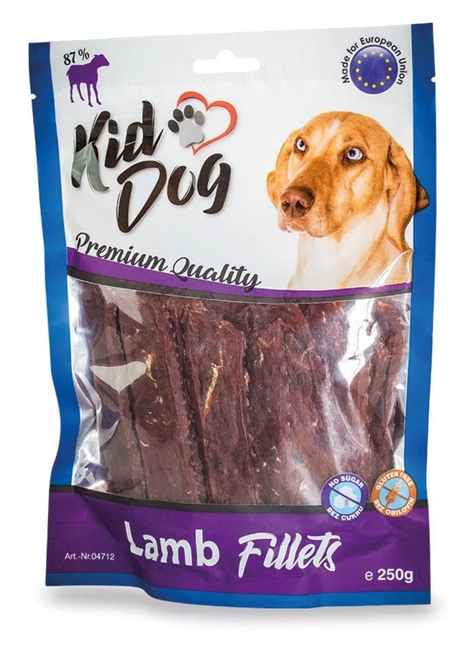 Przysmak dla psa filet jagnięcy Kiddog 250g