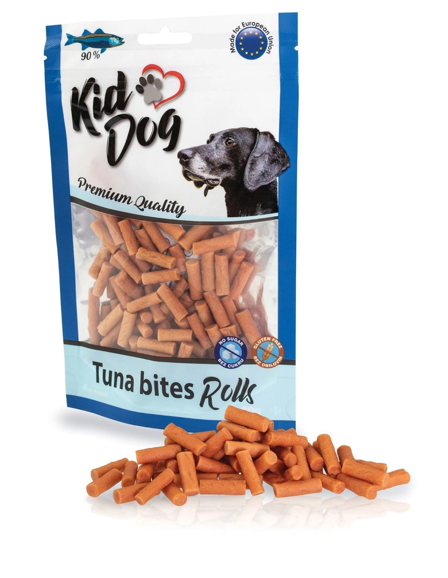 Przysmak dla psa roladki z tuńczyka KIDDOG 80 g