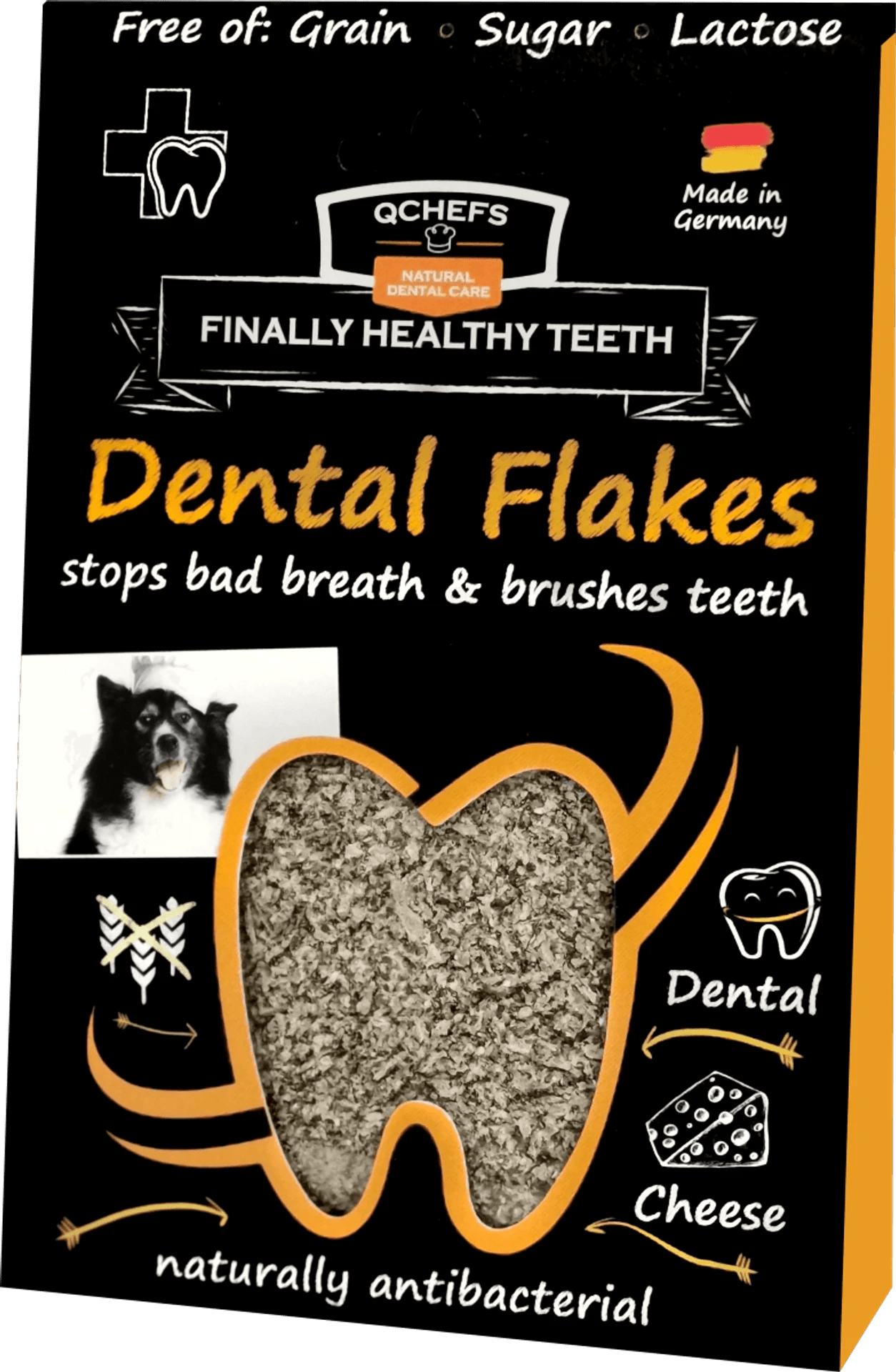 QCHEFS Dental Flakes do higieny jamy ustnej 90g