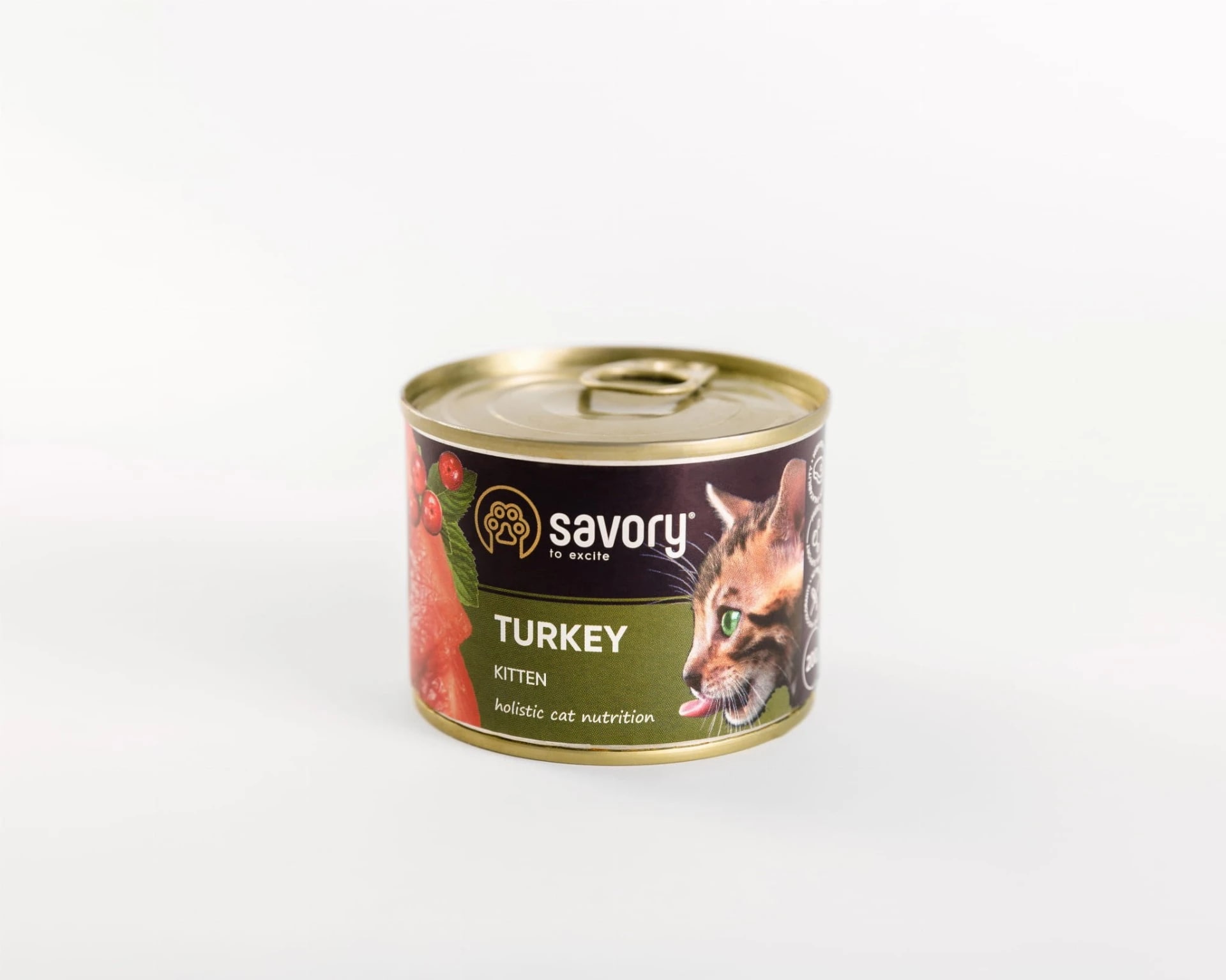 Savory Cat Kitten Turkey Karma Mokra Dla Kociąt z Indykiem 100 g