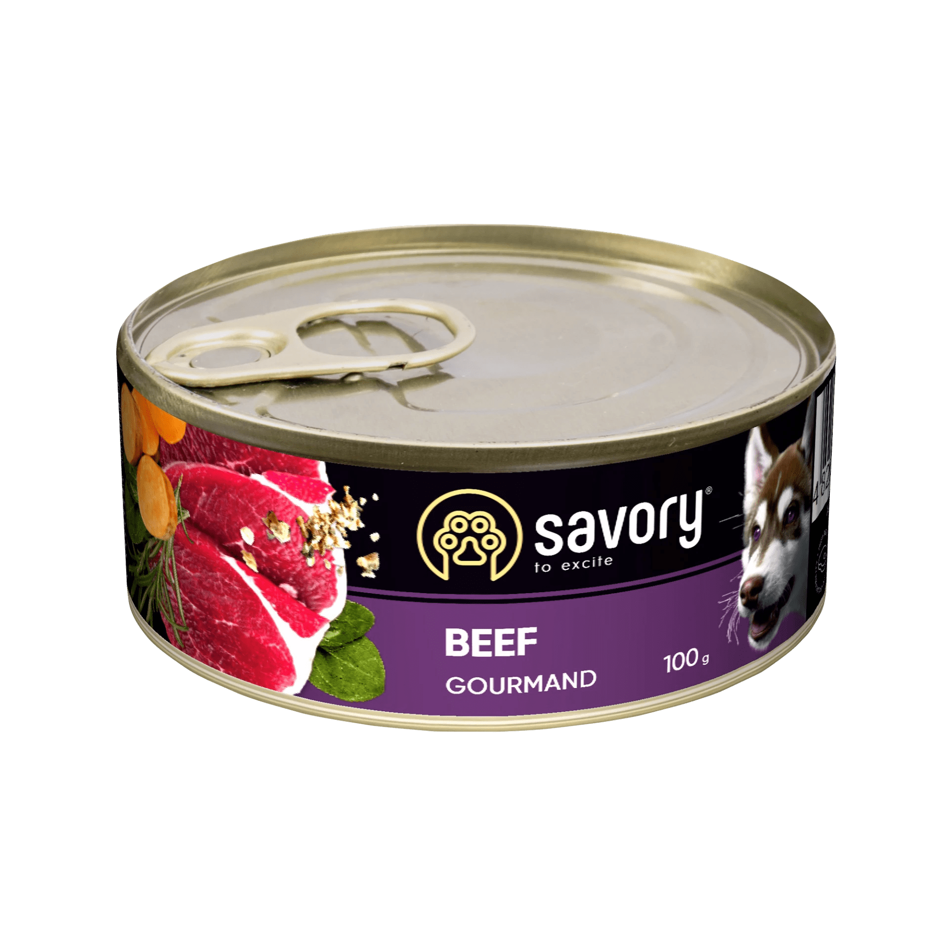 Savory Dog Adult Mono Beef Karma Mokra Monoproteinowa Dla Dorosłych Psów Wszystkich Ras z Wołowiną 100 g