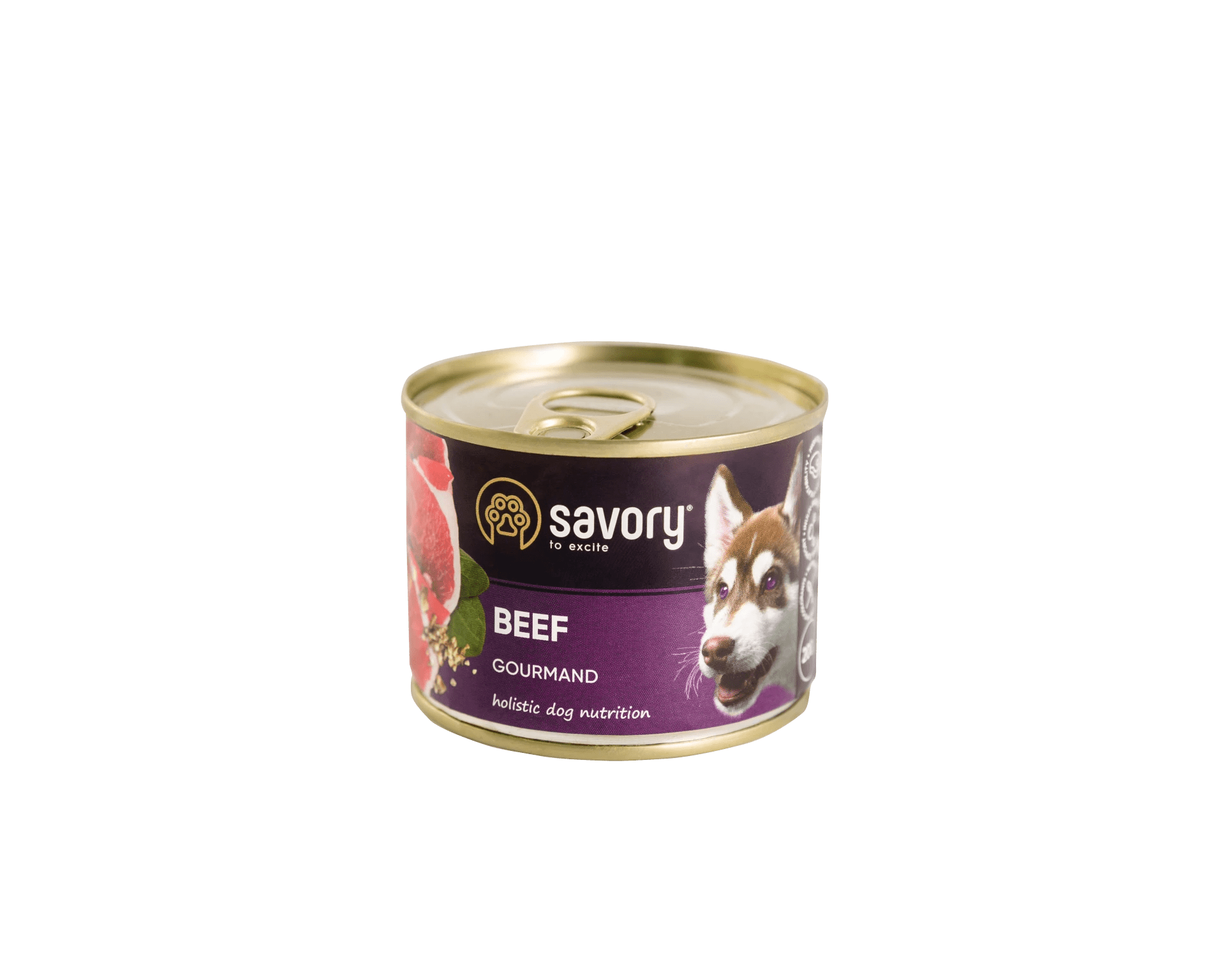 Savory Dog Adult Mono Beef Karma Mokra Monoproteinowa Dla Dorosłych Psów Wszystkich Ras z Wołowiną 200 g