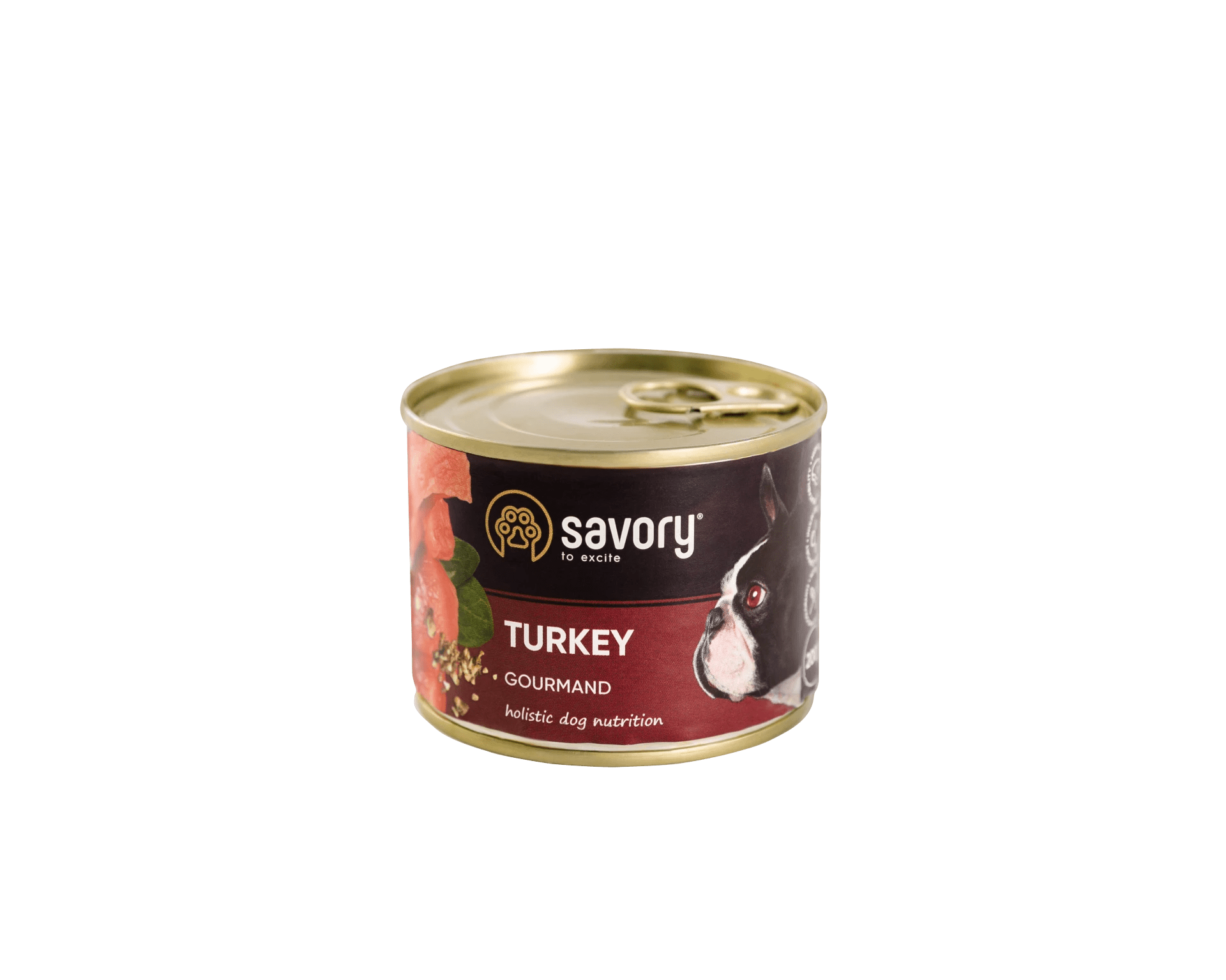 Savory Dog Adult Mono Turkey Karma Mokra Monoproteinowa Dla Dorosłych Psów Wszystkich Ras z Indykiem 200 g