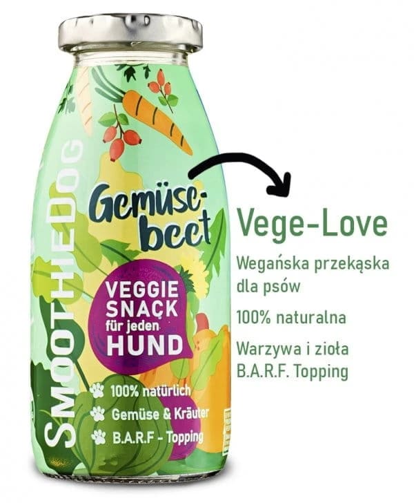 SmoothieDog VEGE-LOVE - wegańska przekąska dla psów