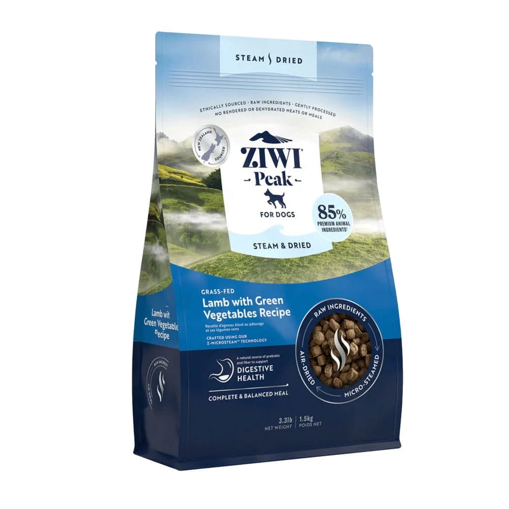 ZIWI Peak Steam&Dried Jagnięcina z Zielonymi Warzywami 1,5kg