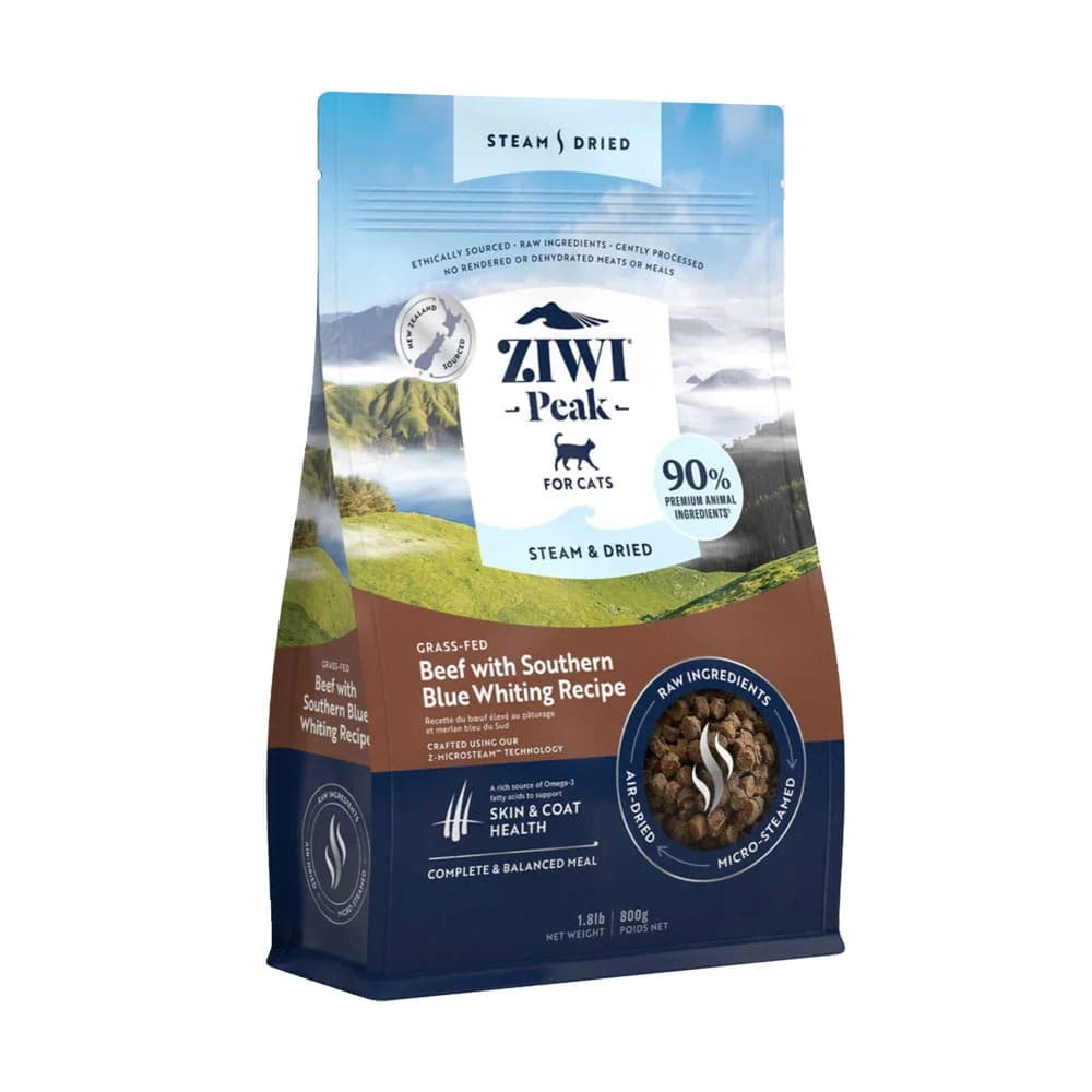 ZIWI Peak Steam&Dried Wołowina z Błękitkiem Południowym 800g