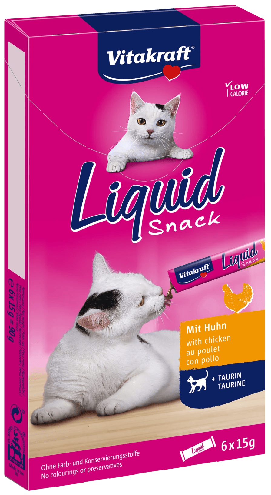 Cat Liquid  Snack sos z kurczakiem i tauryną Vitakraft