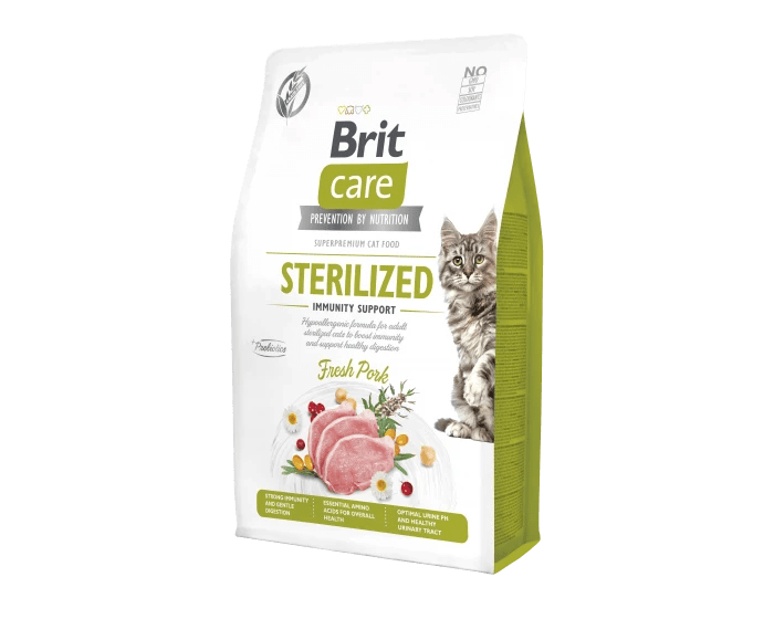 BRIT CARE CAT GRAIN-FREE STERILIZED IMMUNITY SUPPORT 2kg