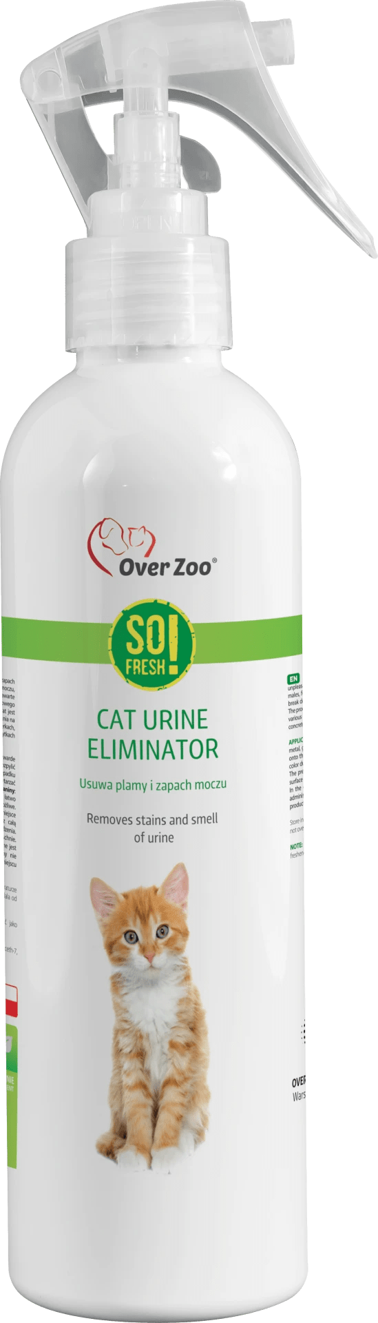 Cat Urine Eliminator 250 ml - usuwa plamy i zapach moczu kotów