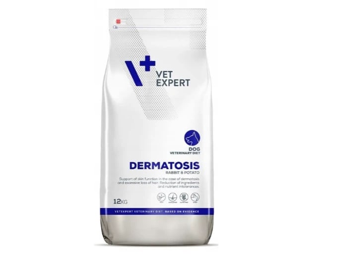 4T VET. DIET dermatosis dog rabbit & potato 12kg