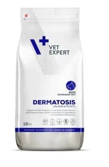 4T VET. DIET dermatosis dog salmon & potato 12kg