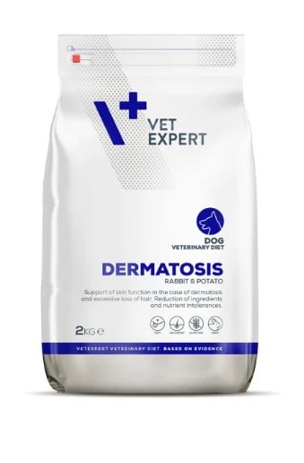 4T VET. DIET dermatosis dog rabbit & potato 2kg