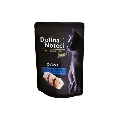 Dolina Noteci Premium dla kota Danie z dorsza JUNIOR i 85g