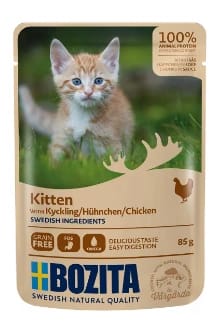 Bozita kitten kawałki w sosie z kurczaka 85g