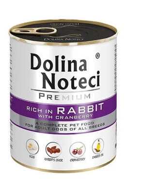 Dolina Noteci bogata w królika z żurawiną 800g