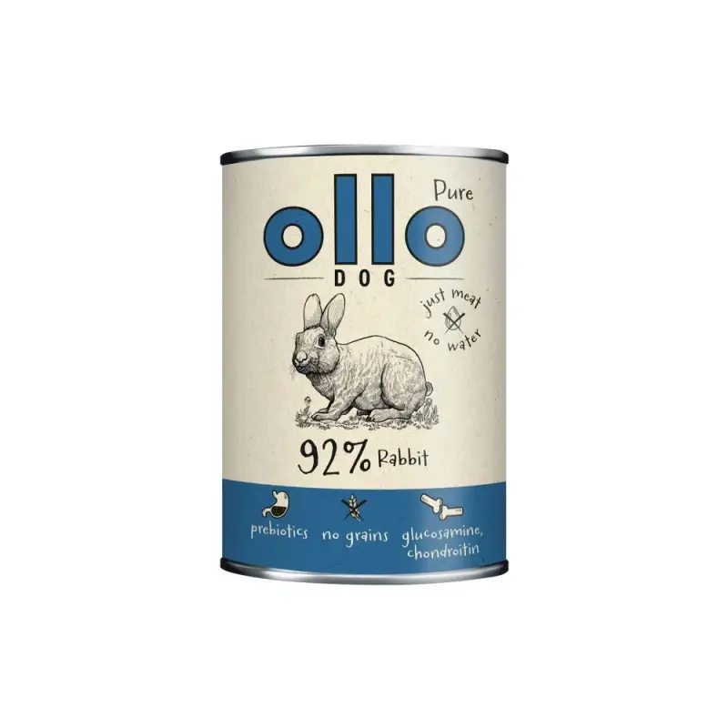 Ollo Pure Rabbit 400 g – mokra karma dla psa z królikiem
