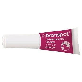 Dronspot 96 mg/24 mg roztwór do nakrapiania dla dużych kotów- 1 pipeta