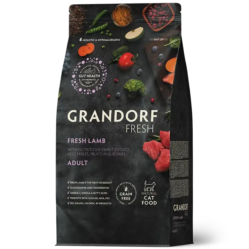 GRANDORF FRESH LAMB- karma z jagnięciną dla dorosłych kotów 2kg